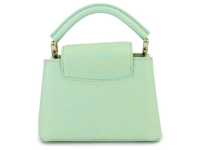 Borsa Capucines MINI Louis Vuitton Verde - vista 3
