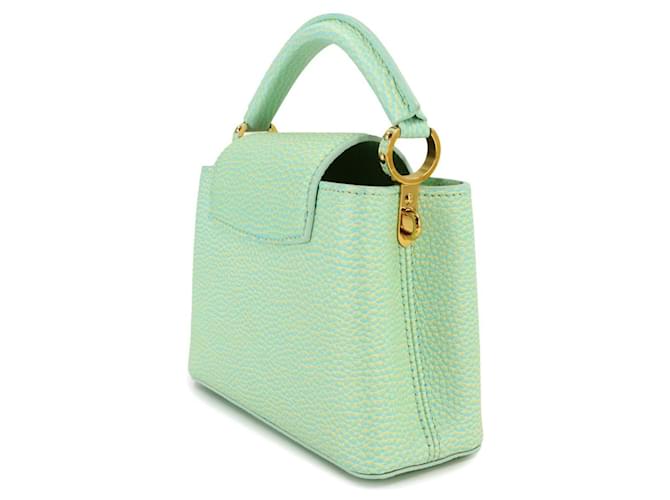 Borsa Capucines MINI Louis Vuitton Verde - vista 4