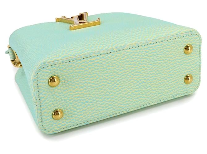 Borsa Capucines MINI Louis Vuitton Verde - vista 5
