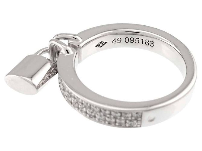 Louis Vuitton Lockit Ring aus 18K Weißgold - Ansicht 4