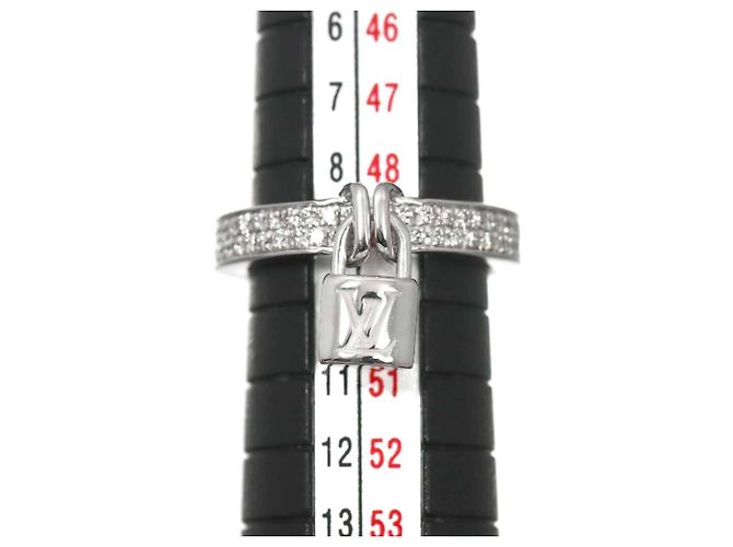Louis Vuitton Lockit Ring aus 18K Weißgold - Ansicht 8