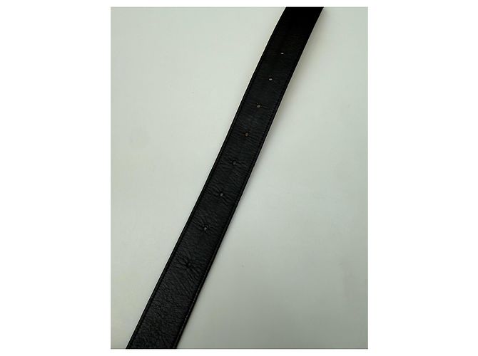 Louis Vuitton LV Twist Monogram Leder Initiales Gürtel Schwarz - Ansicht 4