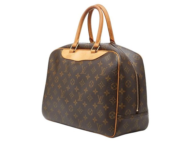 Borsa Deauville Monogram Louis Vuitton Marrone - vista 2