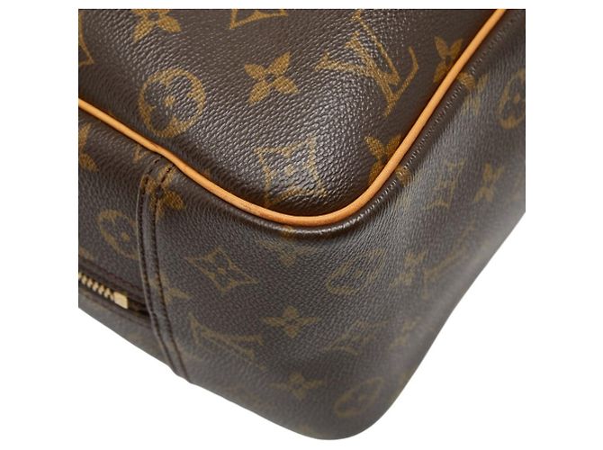 Borsa Deauville Monogram Louis Vuitton Marrone - vista 5
