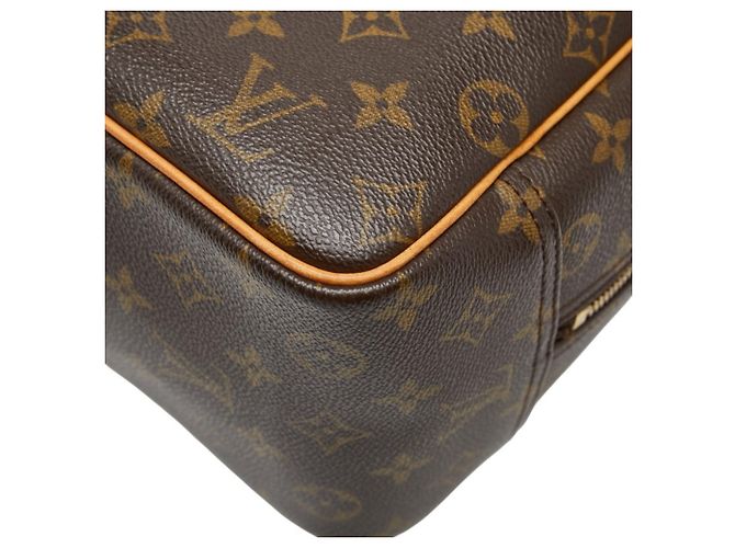 Borsa Deauville Monogram Louis Vuitton Marrone - vista 6