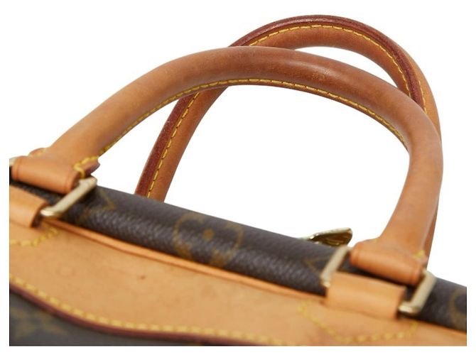 Borsa Deauville Monogram Louis Vuitton Marrone - vista 8