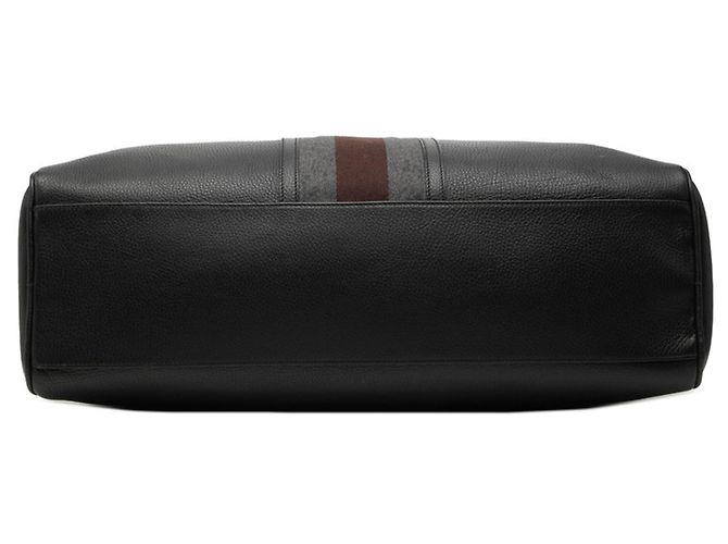 Borsa Boston Sherry Line di Gucci Marrone Nero - vista 4