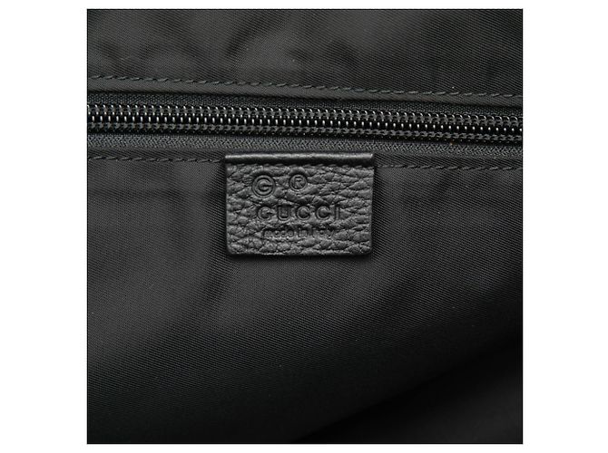Borsa Boston Sherry Line di Gucci Marrone Nero - vista 6