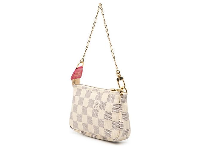 Mini Pochette Vivienne Damier Azur di Louis Vuitton Bianco Multicolore - vista 2
