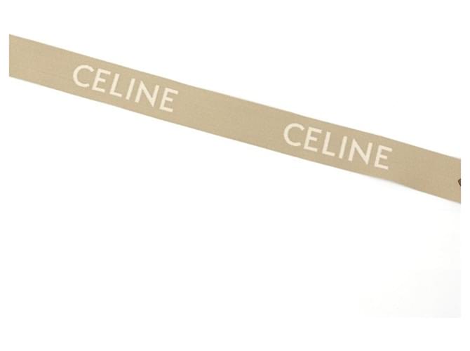 Céline Cinghia a Spalla Jacquard Celine 49S02 Bianco Beige - vista 2