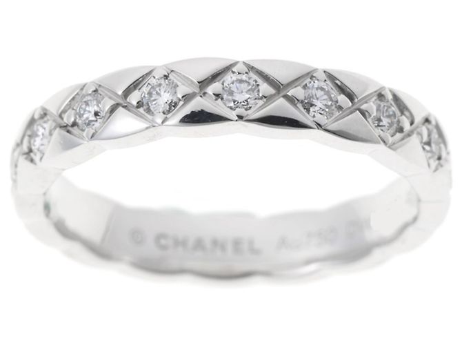 Anello Chanel Coco Crush in Oro Bianco D'oro - vista 2