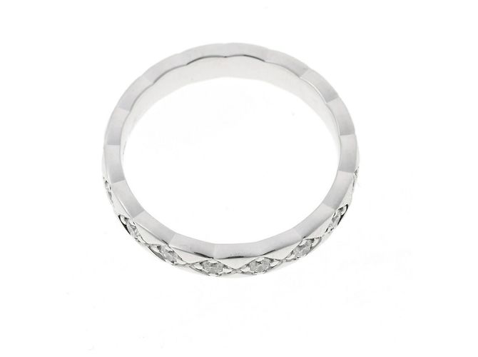 Anello Chanel Coco Crush in Oro Bianco D'oro - vista 3
