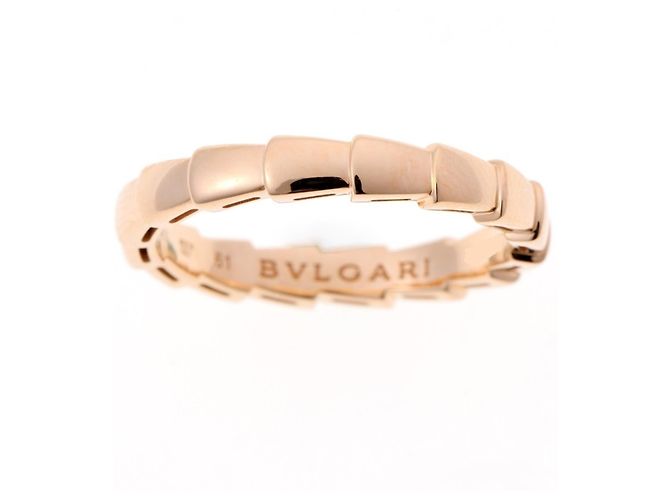Bulgari Anello Serpenti Viper in Oro Rosa Bvlgari D'oro - vista 2