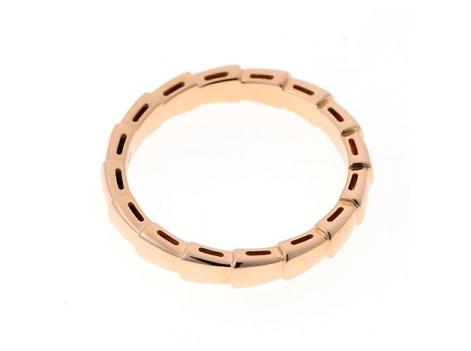 Bulgari Anello Serpenti Viper in Oro Rosa Bvlgari D'oro - vista 3
