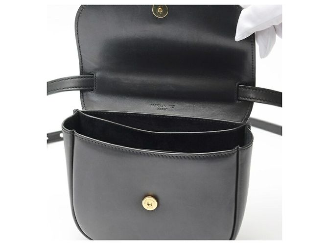 Borsa a Spalla Kaia Small di Saint Laurent Nero - vista 5