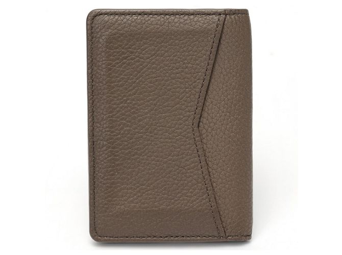 Organizer Tarjetero de cuero marrón Louis Vuitton Castaño - vista 2