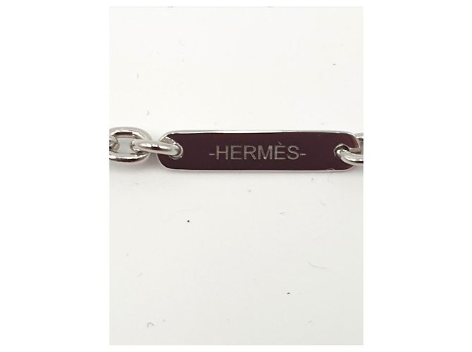 Hermès Collana Metallica Mobile Equestre, Corno di Bufalo Marrone chiaro Marrone scuro - vista 3