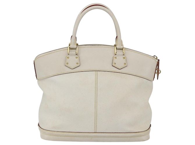 Louis Vuitton Suhali Lockit Leather PM Bianco - vista 2