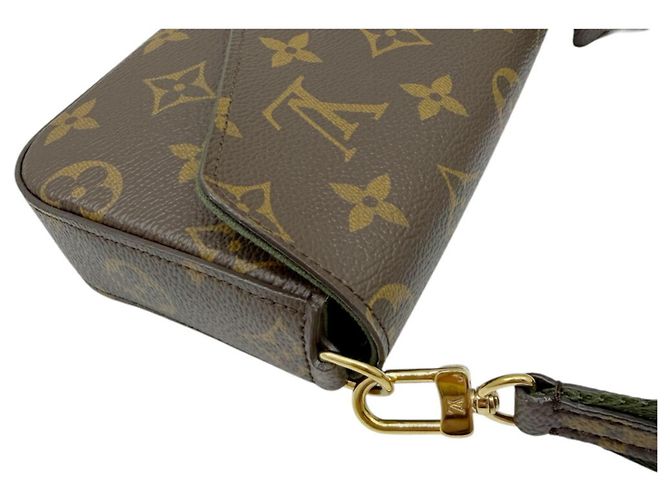 Louis Vuitton Monogram Multi Pochette Felicie Marrone Cachi Monogramma - vista 3