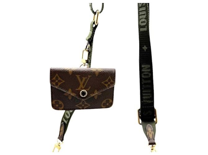 Louis Vuitton Monogram Multi Pochette Felicie Marrone Cachi Monogramma - vista 8