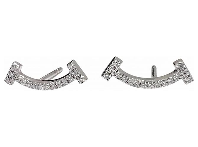 Tiffany & Co Orecchini Mini Tiffany T Smile D'oro - vista 3