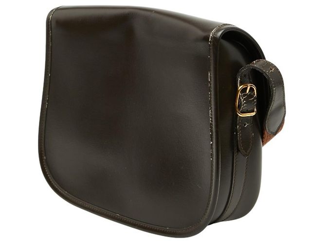 Borsa a spalla in pelle marrone Hermès - vista 2