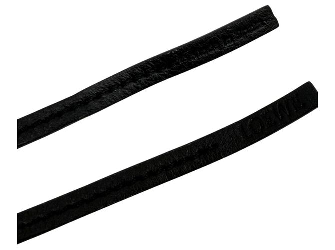 Portachiavi Anagram LOEWE Nero Porpora - vista 7