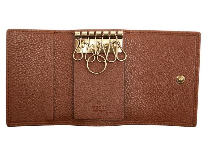 Gucci Diana Bamboo 6-Schlüssel Etui Braun - Ansicht 7