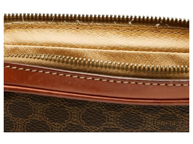 Céline Borsa Clutch Celine Macadam Marrone - vista 11
