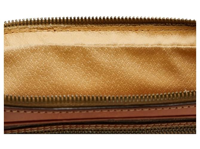 Céline Borsa Clutch Celine Macadam Marrone - vista 12