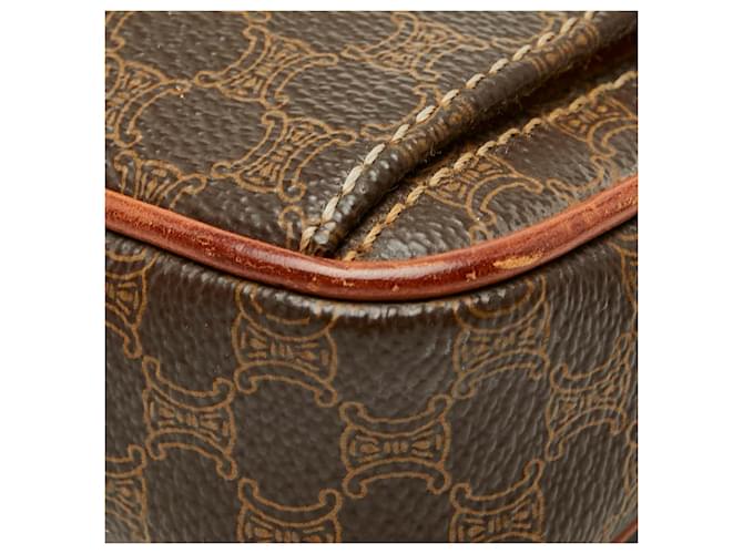 Céline Borsa Clutch Celine Macadam Marrone - vista 4