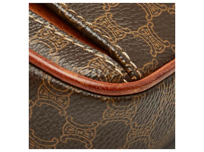 Céline Borsa Clutch Celine Macadam Marrone - vista 5