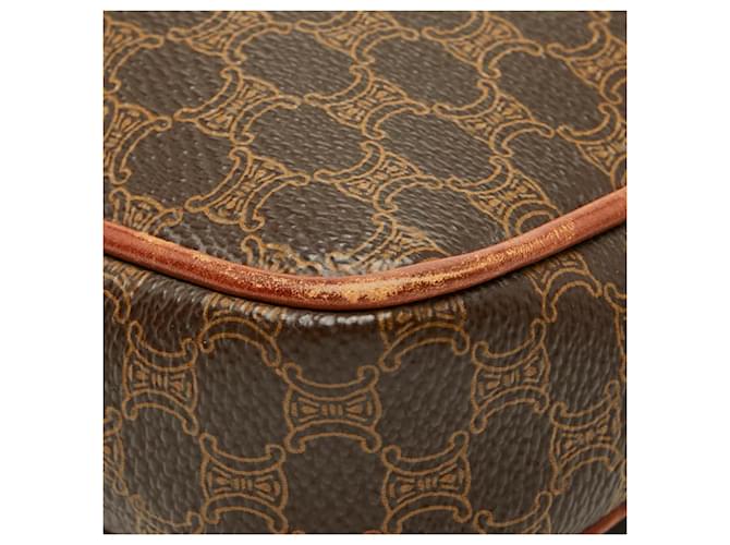Céline Borsa Clutch Celine Macadam Marrone - vista 6