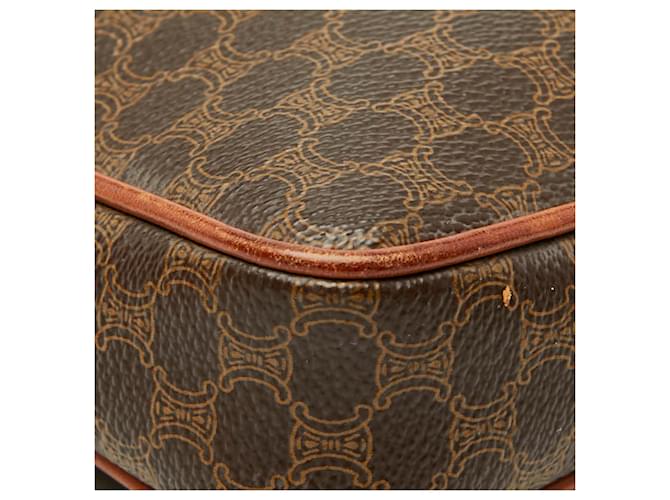 Céline Borsa Clutch Celine Macadam Marrone - vista 7