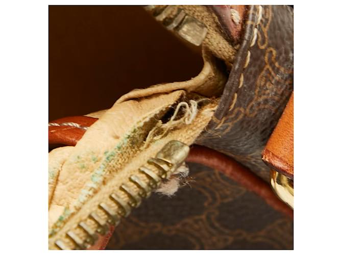 Céline Borsa Clutch Celine Macadam Marrone - vista 9