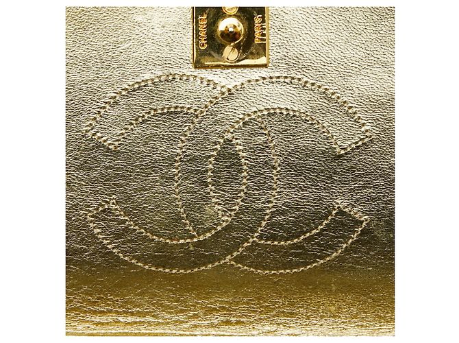 Borsa a spalla mini matelassé Chanel Coco Mark D'oro - vista 10