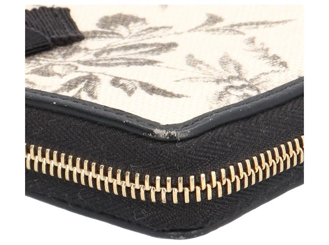 Cartera de lona con estampado Herbarium de Gucci Negro Beige - vista 11