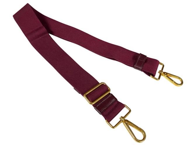 Borsa Prada Canapa Tote M Rosso - vista 12