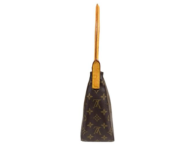 Borsa a Spalla Looping MM Monogramma Louis Vuitton Marrone - vista 5