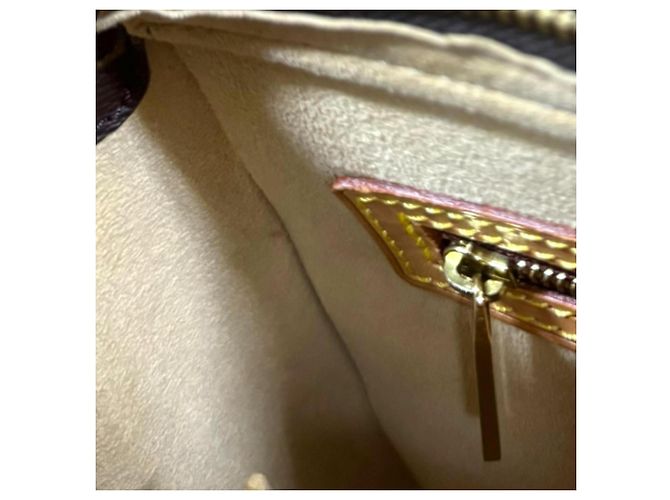 Borsa a Spalla Looping MM Monogramma Louis Vuitton Marrone - vista 9