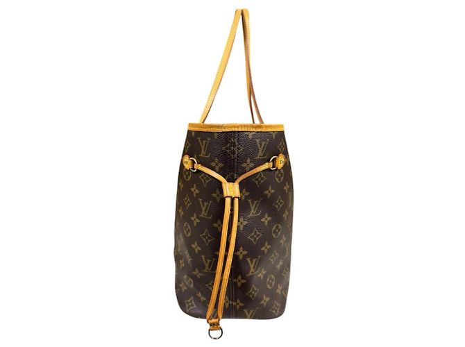 Louis Vuitton Neverfull MM Monogram Tote Bag Braun - Ansicht 4