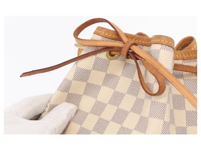 LOUIS VUITTON Borsa a Spalla Noe BB Damier Azur N41220 LV Auth 176045A - vista 11