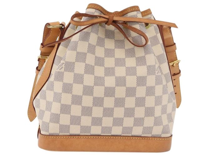 LOUIS VUITTON Borsa a Spalla Noe BB Damier Azur N41220 LV Auth 176045A - vista 13