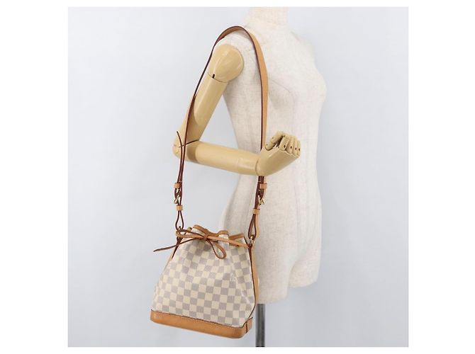 LOUIS VUITTON Borsa a Spalla Noe BB Damier Azur N41220 LV Auth 176045A - vista 19