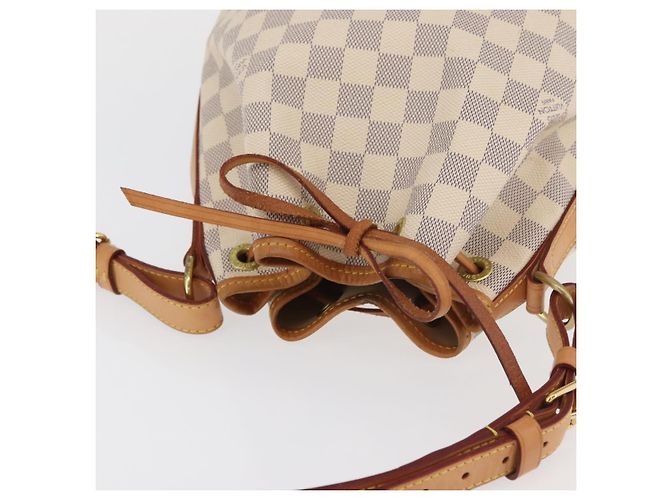LOUIS VUITTON Borsa a Spalla Noe BB Damier Azur N41220 LV Auth 176045A - vista 6