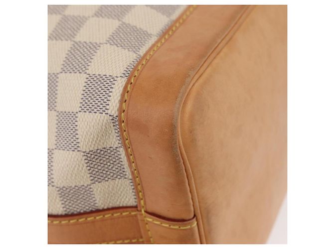 LOUIS VUITTON Borsa a Spalla Noe BB Damier Azur N41220 LV Auth 176045A - vista 9