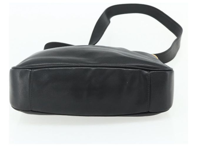 Borsa a Spalla in Pelle Gucci Bamboo 2way Nera Oro Auth 175954 Nero D'oro - vista 11