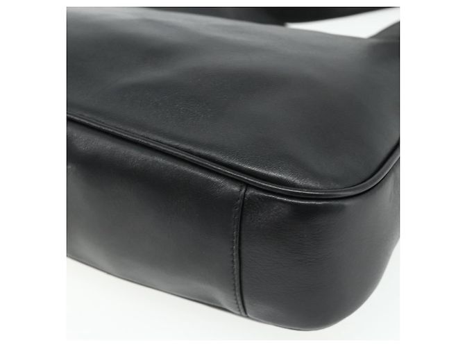 Borsa a Spalla in Pelle Gucci Bamboo 2way Nera Oro Auth 175954 Nero D'oro - vista 14