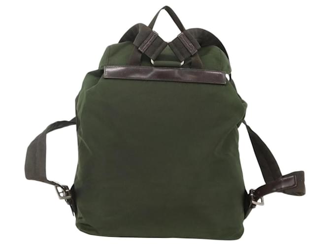 Zaino PRADA in nylon verde Auth 174836 - vista 2