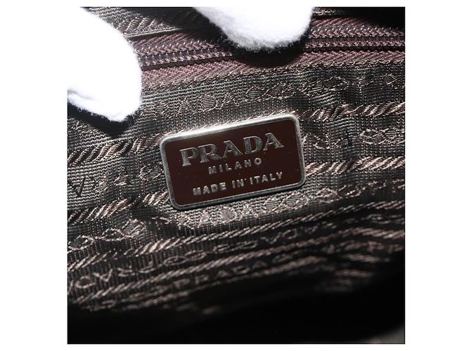 Zaino PRADA in nylon verde Auth 174836 - vista 22